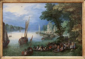 River Scene or The Barkage