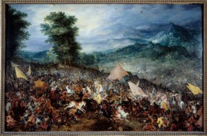 The Battle of Arbela (or Issos) by Jan the Elder Brueghel