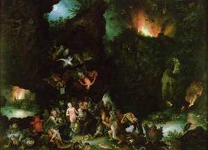 The Temptation of St. Anthony - Hell, 1594 by Jan the Elder Brueghel