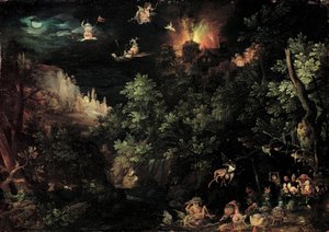 The Temptation of St. Anthony by Jan the Elder Brueghel