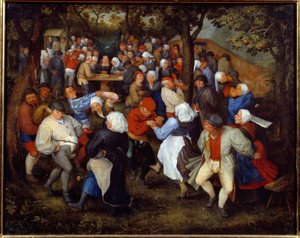 The Rose Party or the Wedding Dance by Jan the Elder Brueghel