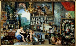The view. Allegory of the five senses