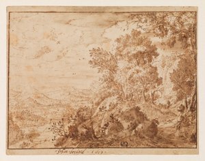 Hill landscape, 1619