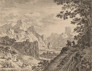 View of the River Rhine by Jan van Aken