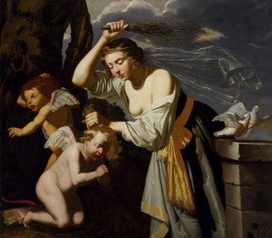 Venus Chastising Cupid, 1628 by Jan van Bijlert or Bylert