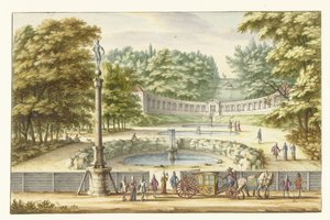 Amphitheater in Kleve, Seen to the South by Jan van Call (I)