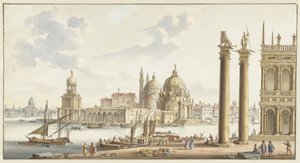 View of the Sta. Maria della Salute from St. Mark
