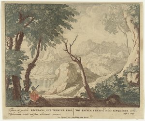 Shepherd and Shepherdess Resting by a Tree (Scenes from Virgil