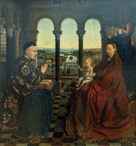 Madonna of Chancellor Rolin by Jan van Eyck