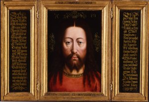 Triptych: Christ as Salvator Mundi by Jan van Eyck