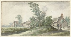 View of a Village by Jan van Goyen (possibly)