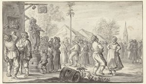 Village Fair by Jan van Goyen