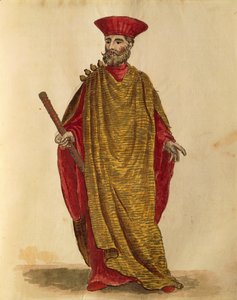 Captain General of Navy of Serenissima Republic of Venice, from illustrated book of costumes by Jan van Grevenbroeck