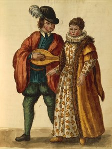 Gli Abiti de Veneziani, Illustrated Book of Costumes and Masks