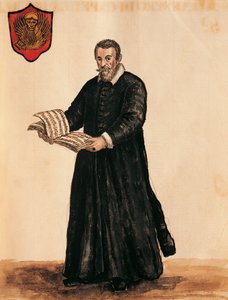 Portrait of Italian Composer Claudio Monteverdi by Jan van Grevenbroeck