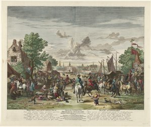 Horse Market, ca. 1702 by Jan van Huchtenburg