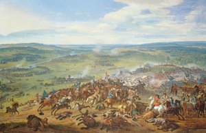 The Battle at Blenheim, near Hochstadt by Jan van Huchtenburgh
