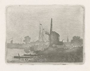 View of a Mill by the Water