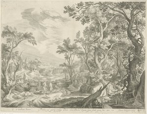 Jacob and the Men of Haran at the Well by Jan van Londerseel
