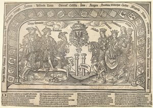The six children of Philip the Handsome: Eleanor of Castile, Charles V, Isabella of Austria, Ferdinand I, Mary and Catherine