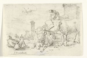 Ox Cart by Jan van Ossenbeeck