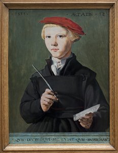 Portrait of a young school boy