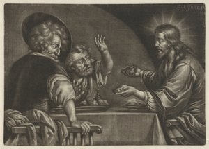 Supper at Emmaus by Jan van Somer