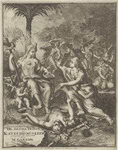 Title Page for: M. Gargon, The Only Comfort, 1713 by Jan van Vianen