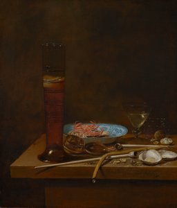 Still Life with Smoking Utensils and Crabs