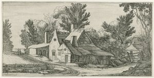 Landscape with Farms by Jan van de Velde (II) (manner of)