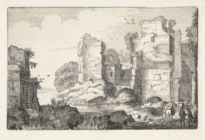 Landscape with Ruins and a Watermill (Landscapes) (Amenissimae Aliquot Requculae)