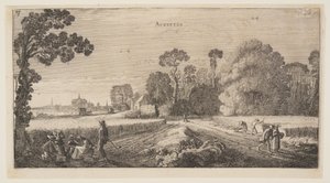 August, from The Twelve Months of the Year by Jan van de Velde II