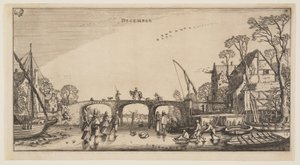 December, from The Twelve Months of the Year by Jan van de Velde II