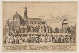The Church of St Bavo in Haarlem by Jan van de Velde II