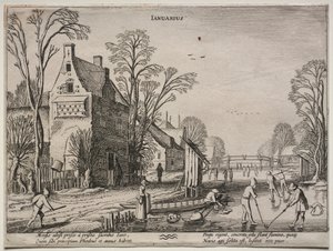 The Twelve Months: January by Jan van de Velde II