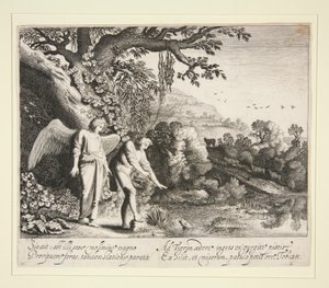 Tobias sees the Fish, from the Story of Tobias