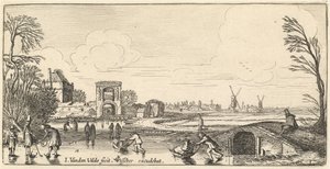 Winter Landscape by Jan van de Velde II