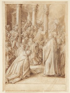The Soldiers Sent by the Bishop of Florence Attack the Monastery Where They Believe Giovanni Alberti Is