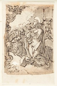 Agony in the Garden by Jan van der Straet, called Stradanus