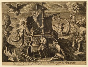 Ferdinandes Magalanes Lusitanus, plate 4 from Americae Retectio