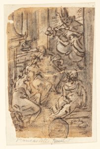 Study for a Composition by Jan van der Straet, called Stradanus