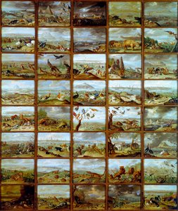 Animals Table showing compartments corresponding to different animal species