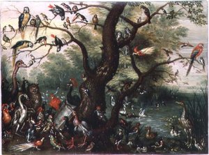 Concert of Birds by Jan van the Elder Kessel