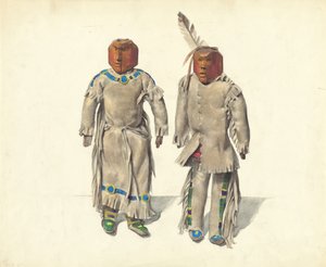 Cree Indian Dolls by Jane Iverson