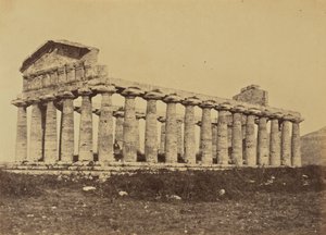 Temple at Paestum by Jane Martha St. John
