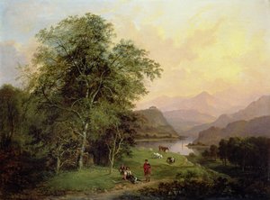 A Highland Lochside, 1847
