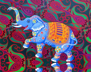 Indian Elephant by Jane Tattersfield