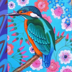 Kingfisher, 2016 by Jane Tattersfield