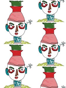 Faces in Repeat