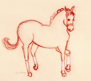Horse Dancing at the Parade by Janel Bragg